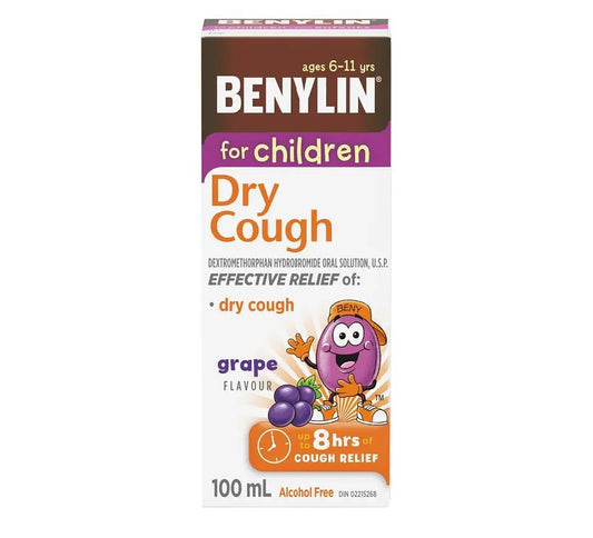 Benylin Children Dry Cough 6-11years 100ml