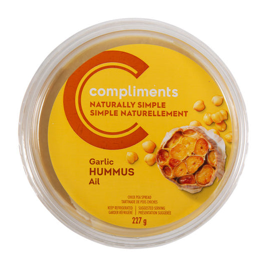 Compliments Garlic Hummus 227g