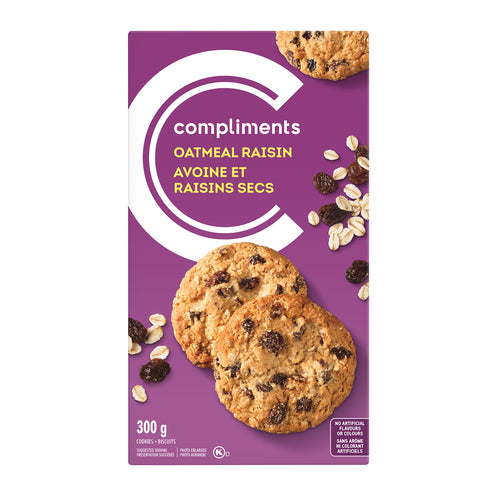 Compliments Oatmeal Raisin Cookies 300g
