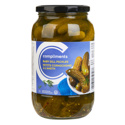 Compliments Dill Pickles 1L