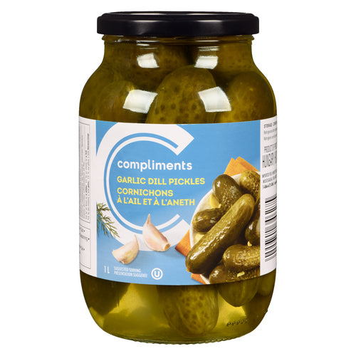 Compliments Garlic Dill Pickles 1L