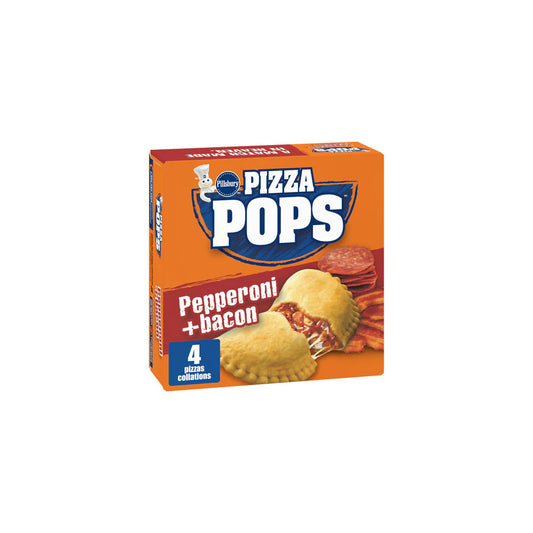 Pillsbury Pizza Pops Pepperoni+Bacon 4pk 380g