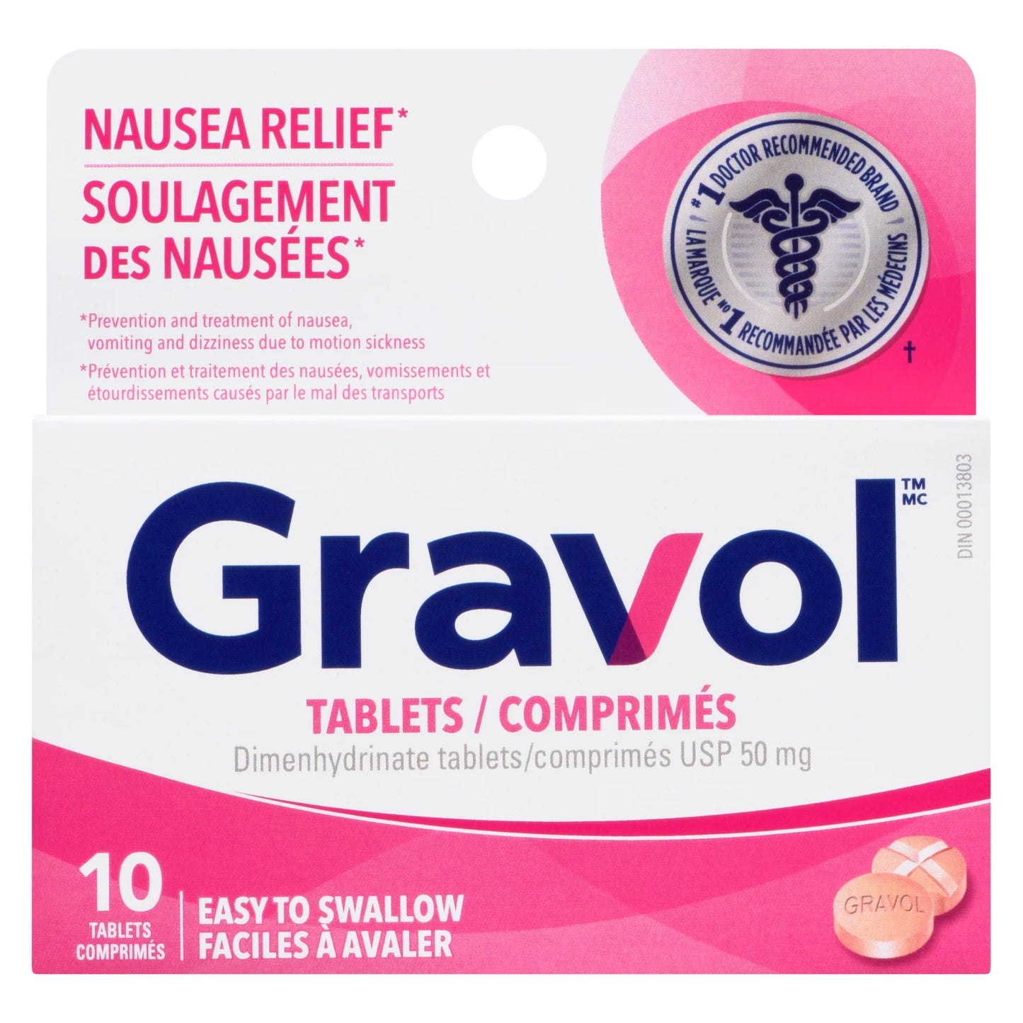 Gravol Tablets 10pk