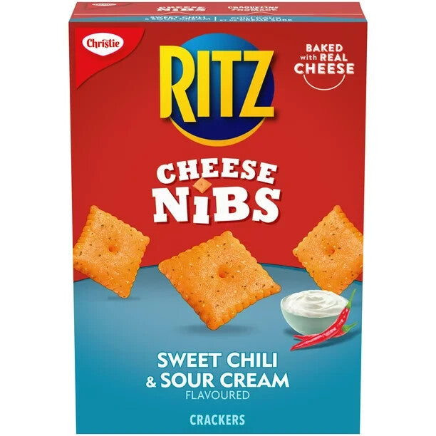 Ritz Cheese Nibs Sweet Chilli & Sour Cream Crackers 180g