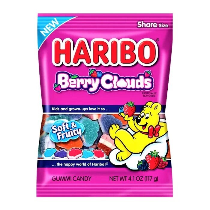 Haribo Berry Clouds 117g