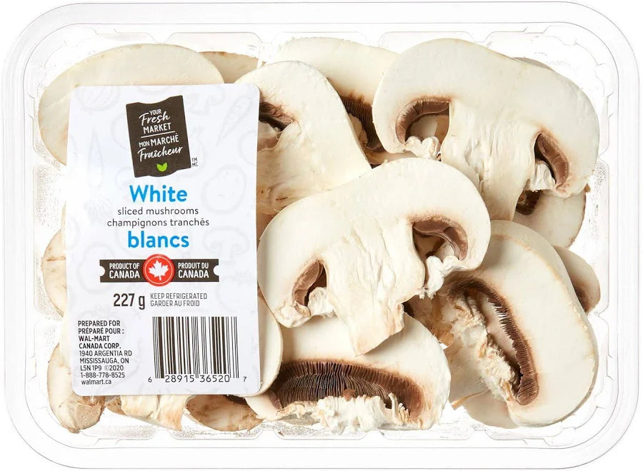 Sliced mushrooms 227g