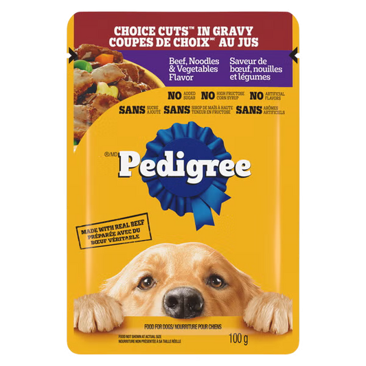 Pedigree Beef, Noodle And Vegetables Flavour 100g