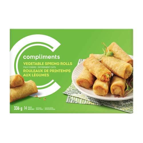 Compliments Vegetable Spring Rolls 336g